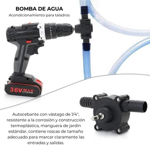 BomPro™ - Bomba de Agua para Taladro - Práctica, Rápida y Portátil