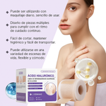 HialuTape® –  Cinta Reparadora de Silicona con Ácido Hialurónico Ideal para Cicatrices, Manchas y Líneas de Expresión.