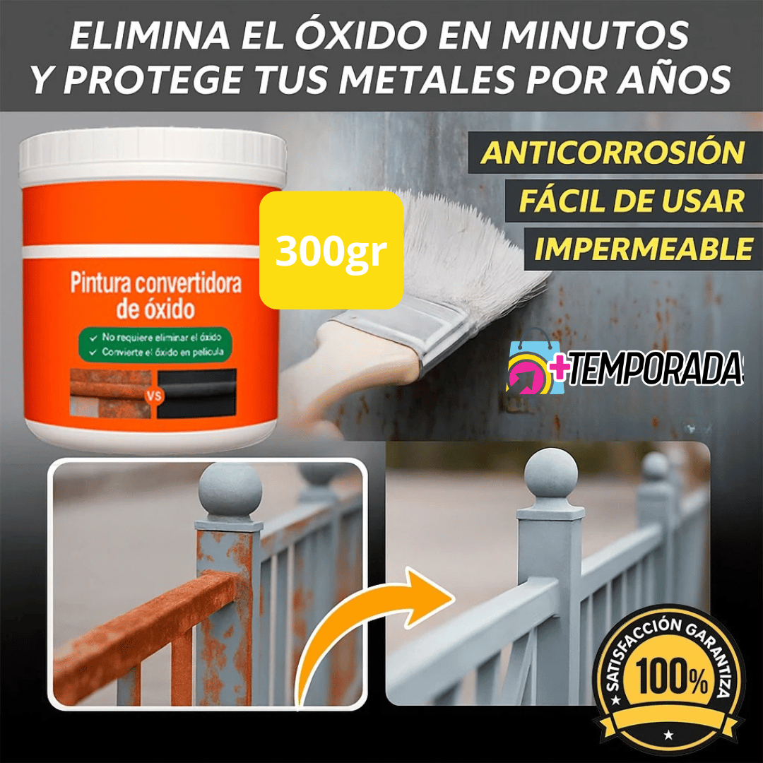 Pintura Para Metal Antióxido 300gr