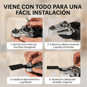 Juego de Adaptadores para Amoladora Angular | Corta, lija y pule como un profesional con 1 sola herramienta