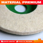 🔥 Pule como un Profesional 🔥 Discos Pulidores de Lana - Logra acabados suaves y profesionales sin cambiar de herramienta.