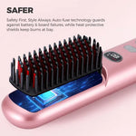 BrushGo - Mini cepillo portatil - Consigue un alisado perfecto en cualquier lugar, siempre contigo.